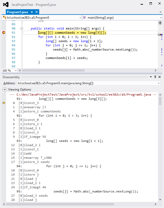 JavaBytecodeDisassembly